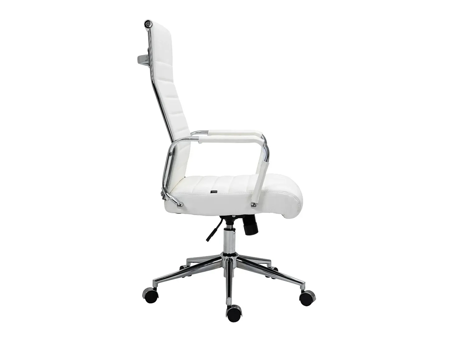 Dudeco Cadeira Escritório Kolumbus em Pele Natural Branco