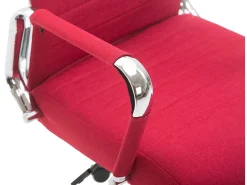 Dudeco Cadeira Escritório Kolumbus em Tecido Vermelho
