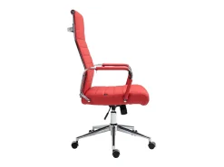 Dudeco Cadeira Escritório Kolumbus em Pele Natural Vermelho
