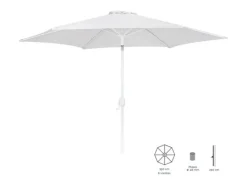 Dudeco Guarda-Sol Alba Alumínio 350 Branco