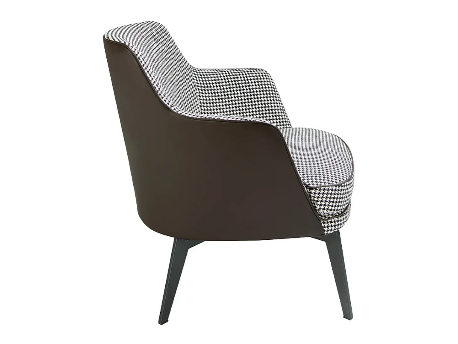 Dudeco Poltrona Vilnius Branco e Preto