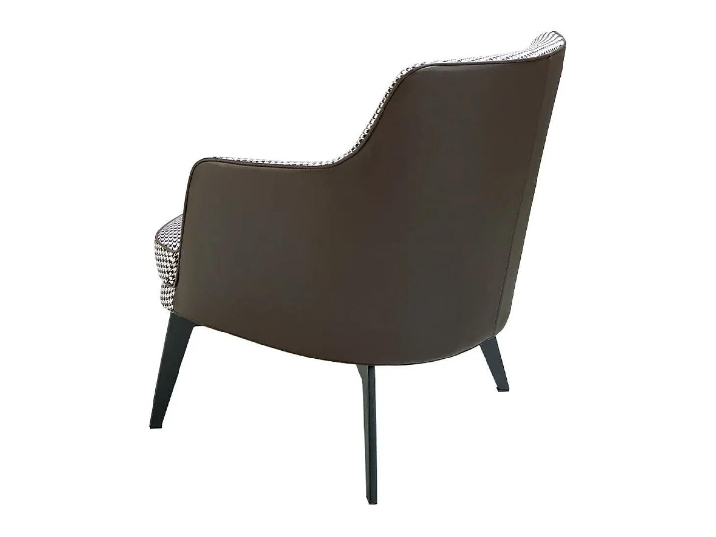 Dudeco Poltrona Vilnius Branco e Preto