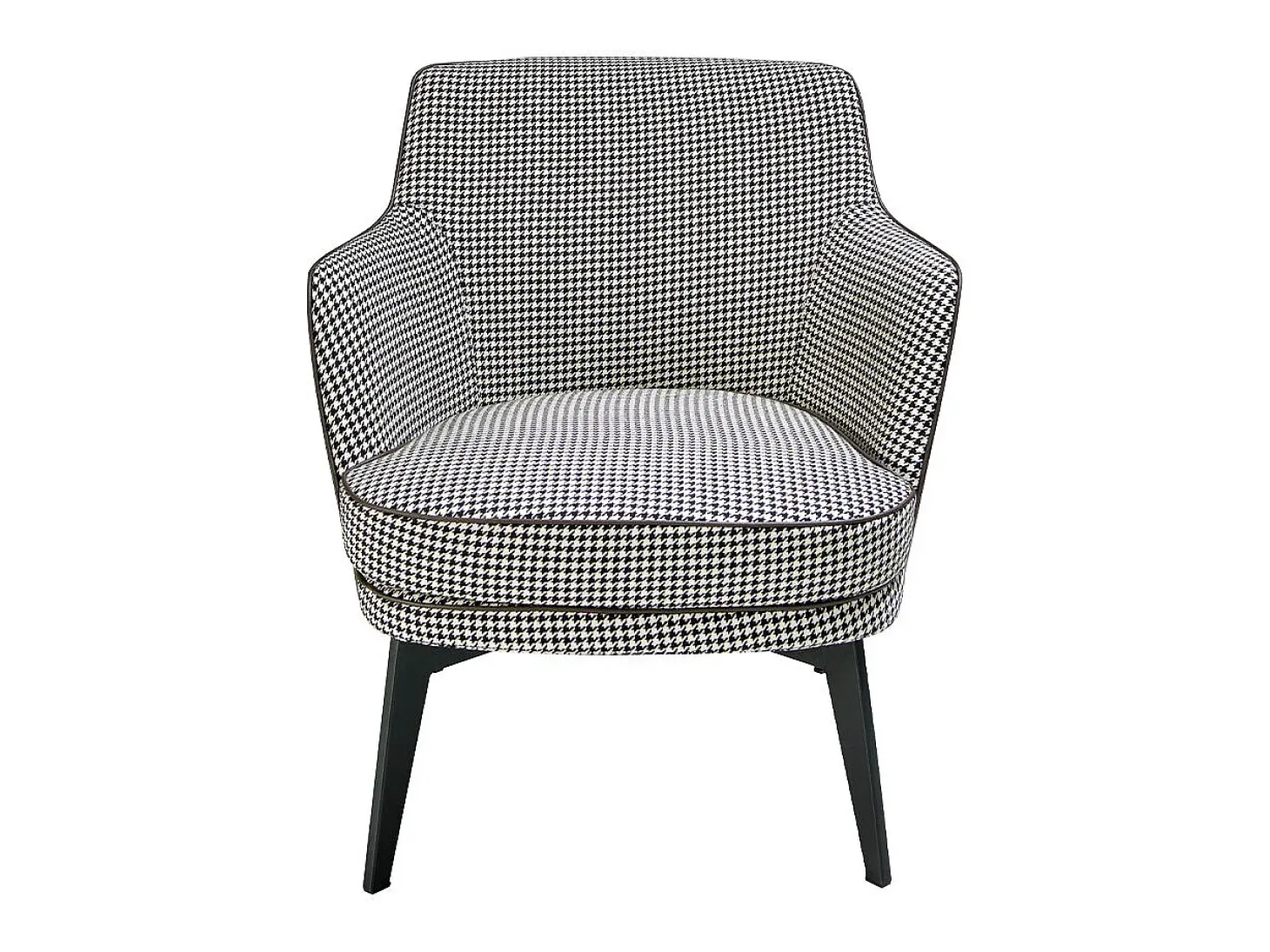 Dudeco Poltrona Vilnius Branco e Preto