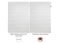 Edredão 4 Estações ANTI-ÁCAROS 220x240cm Abeil Feran Ice + Acaristop