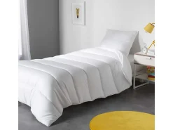 Edredão de Microfibra "Conforto" Branco 140x200cm - Poliéster - Oeko-tex