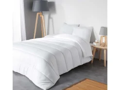 Edredão de Microfibra "Conforto" Branco 220x240cm Poliéster