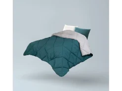 Edredão Dreamura Iro Azul Petróleo 240x220