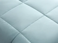 Edredão leve 140x200 cm, fibra de soja toque pele de pêssego azul THERMO CONTROL