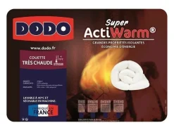 Edredão muito quente SUPER ACTIWARM - 450 g/m² - Branco 220x240 cm