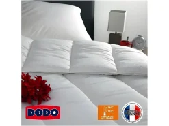 Edredão quente 400gr/m² VANCOUVER 240x260 cm branco DODO - Fabrico Francês
