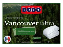 Edredão quente Vancouver Ultra - 220 x 240 cm - 300g/m² - Branco