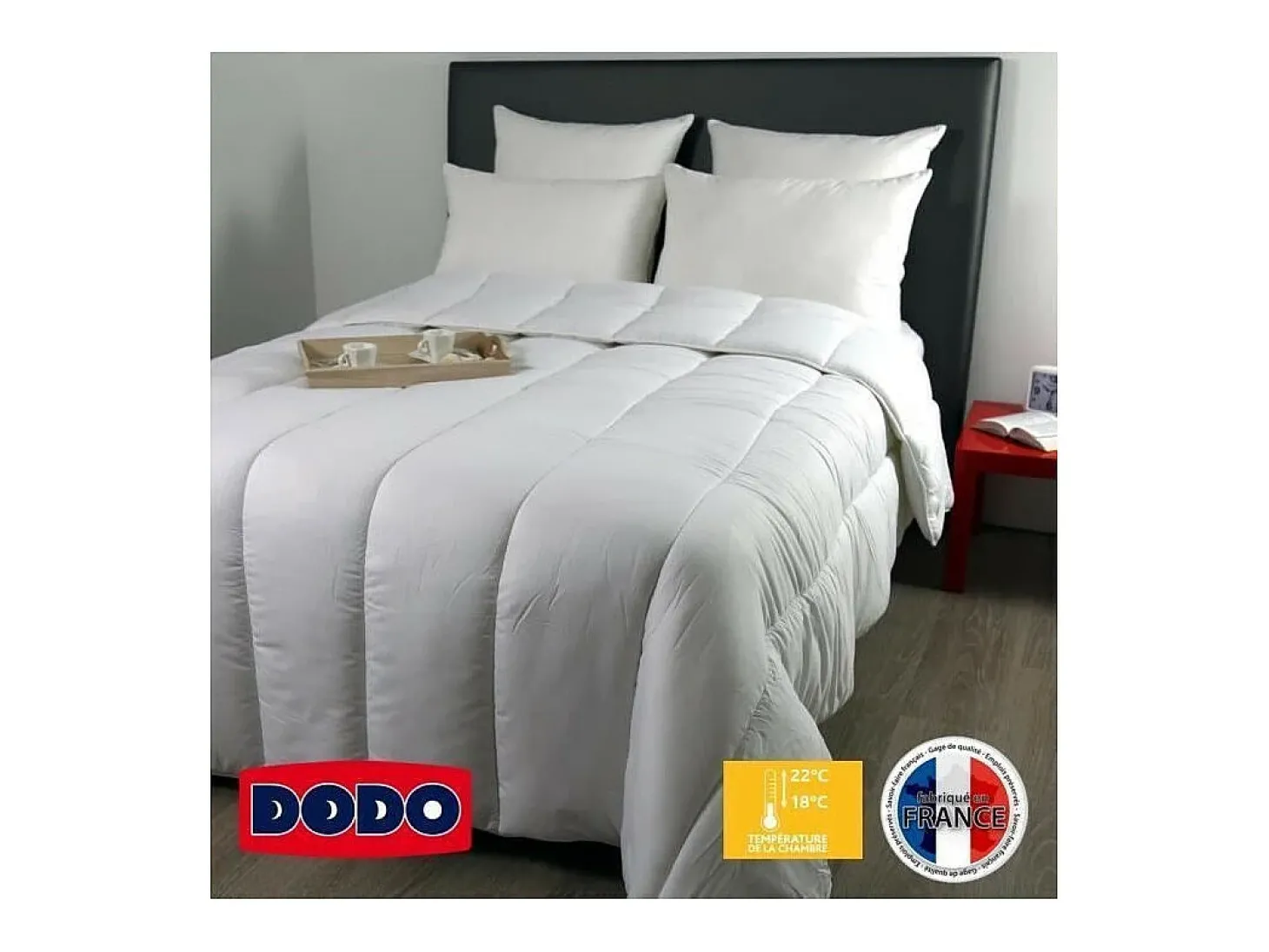 Edredão temperado Country DODO - 220 x 240 cm - Branco
