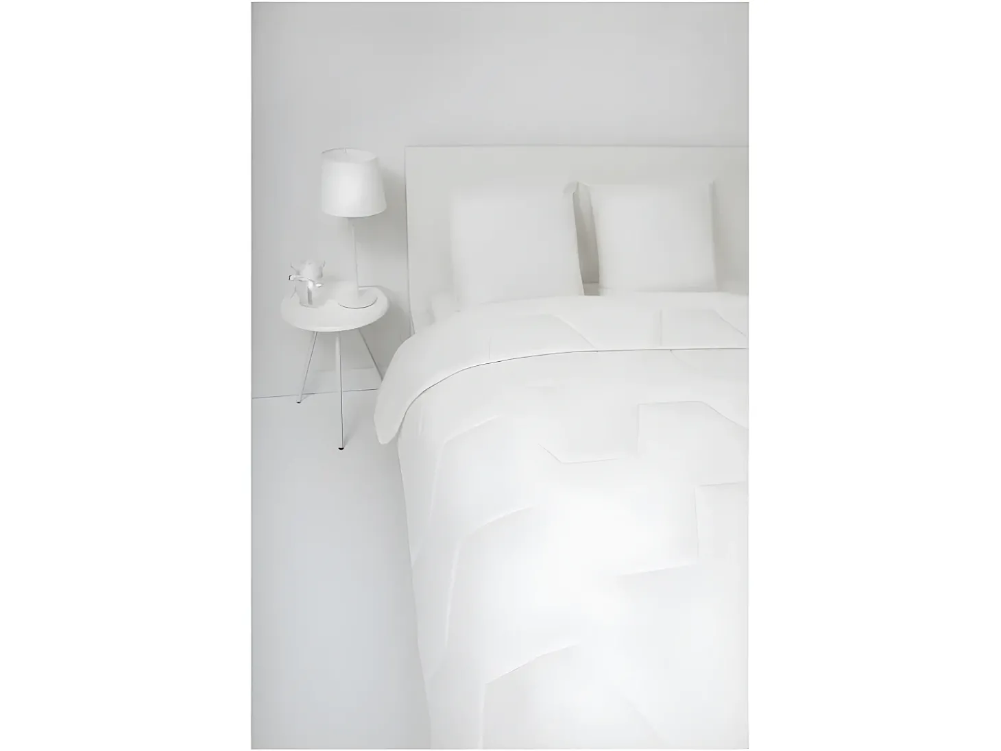 Edredom Leve Nuvem de Suavidade 220x240 cm Branco Microfibra Poliéster Abeil