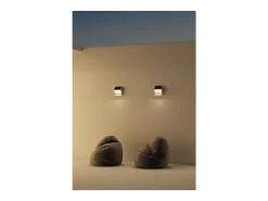 EGNA - Spot de energia solar preto 4000K Beneito Faure luz exterior