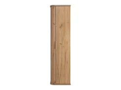 ELEGANCE Armário alto de casa de banho 31,5 × 35,5 × 139 cm carvalho craft dourado
