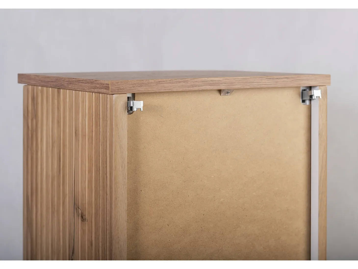 ELEGANCE Armário alto de casa de banho 31,5 × 35,5 × 139 cm carvalho craft dourado
