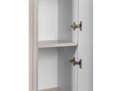 ELEGANCE Armário alto de casa de banho 139 cm caxemira