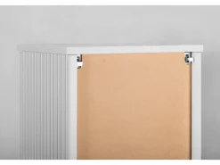 ELEGANCE Armário alto de casa de banho 31,5 × 35,5 × 139 cm branco