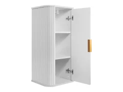 ELEGANCE Armário alto de casa de banho 31,5 × 35,5 × 79 cm branco