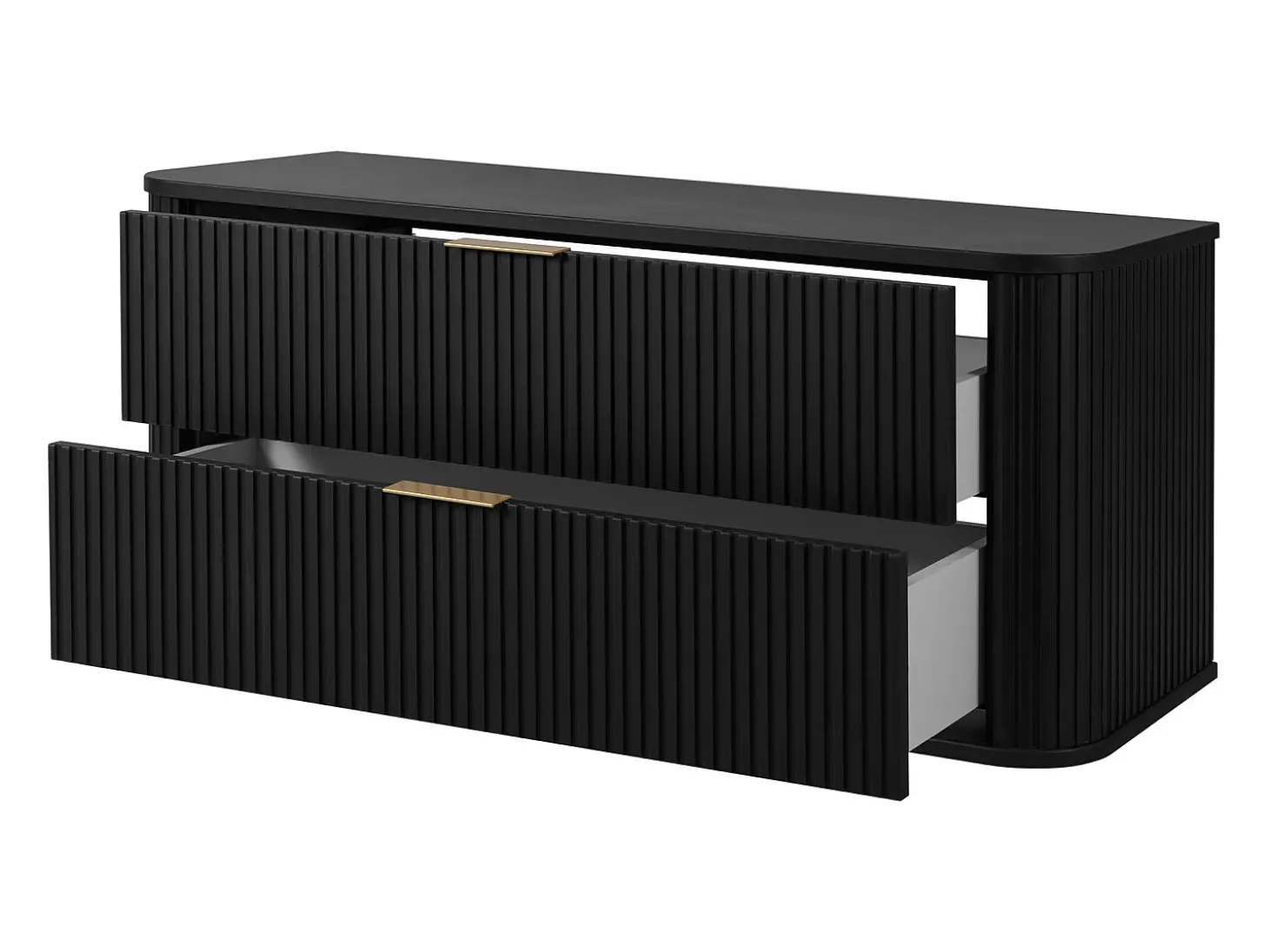ELEGANCE Móvel suspenso sob lavatório 41,5 × 120,4 × 51,7 cm preto