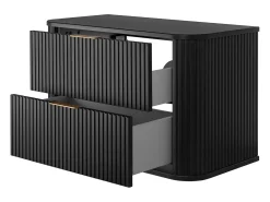 ELEGANCE Móvel suspenso sob lavatório 41,5 × 80,4 × 51,7 cm preto