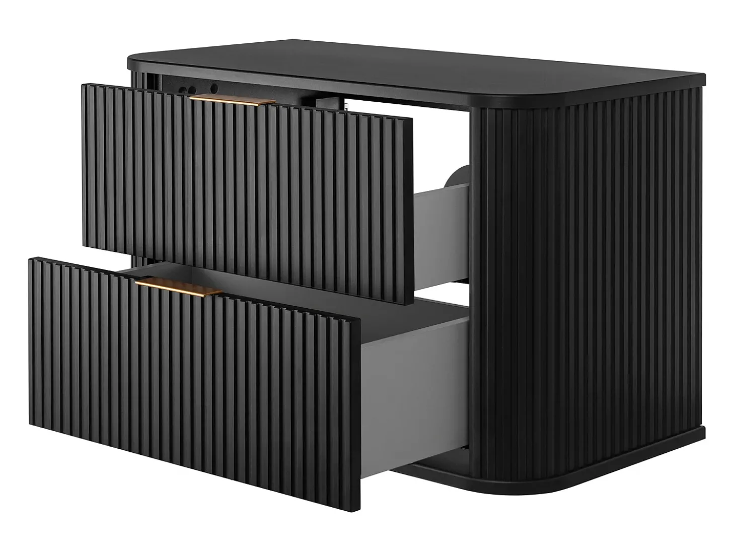 ELEGANCE Móvel suspenso sob lavatório 41,5 × 80,4 × 51,7 cm preto