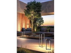 Em breve lanterna solar LED antracite 2,2w IP54 h. 32,5 cm
