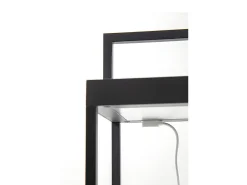Em breve lanterna solar LED antracite 2,2w IP54 h. 52,5 cm
