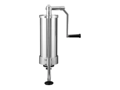 Empurrador de Salsichas Manual SucceBuy, 3 L, 3 Tubos de Relleno, Máquina de Salsichas Caseira em Aço Inoxidável