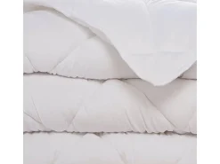 Enchimento de edredão de poliéster branco 150x220 cm