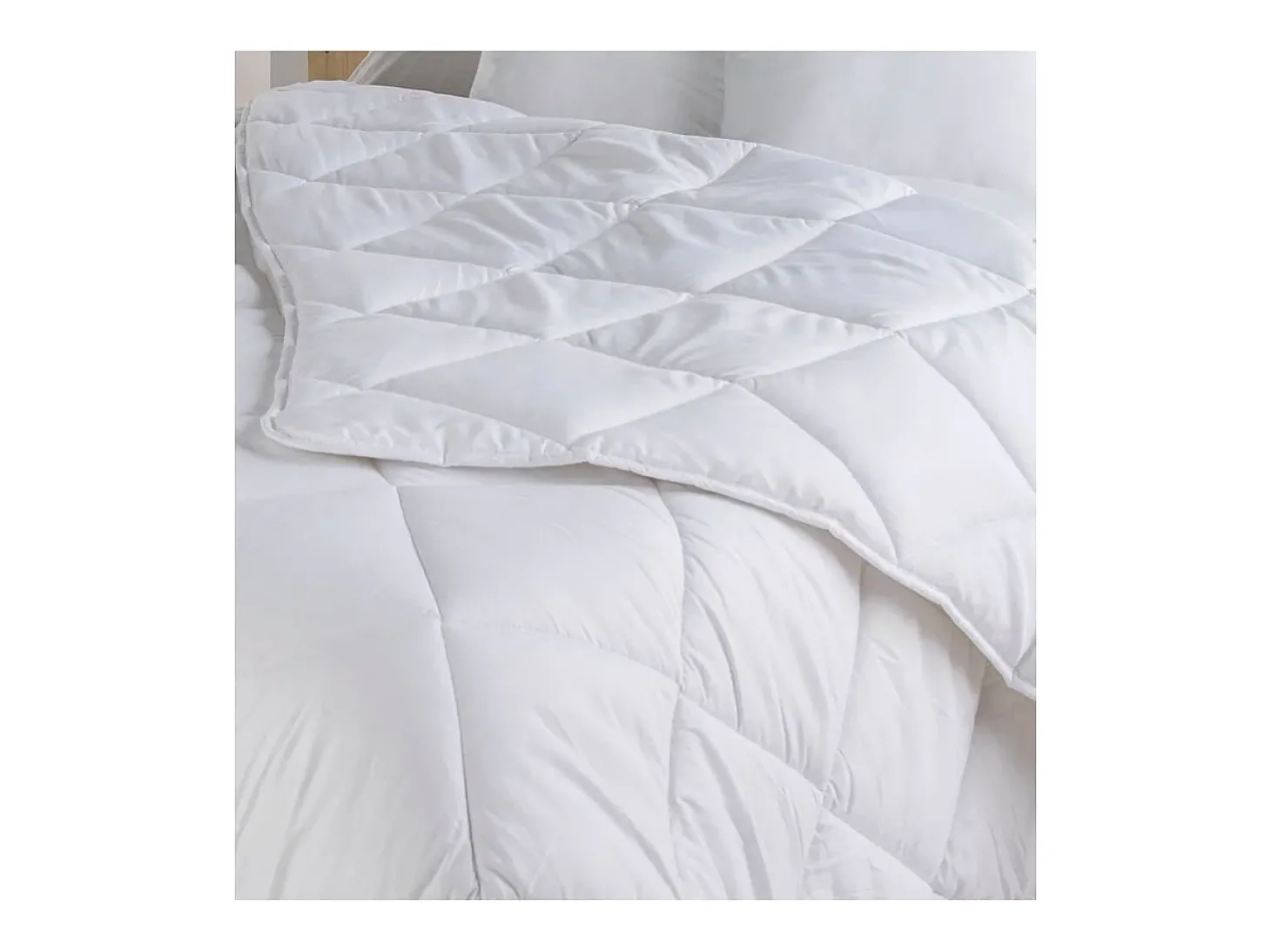 Enchimento de saco de edredão em poliéster branco 90x195 cm