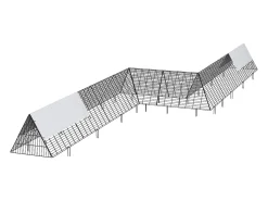 Enclosure de Galinheiro SucceBuy, 729 x 200 x 61 cm, Túnel Exterior Portátil, Verde