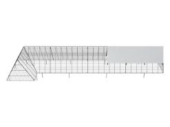 Enclosure de Galinheiro SucceBuy, 400 x 100 x 61cm, Túnel Exterior Portátil, Verde