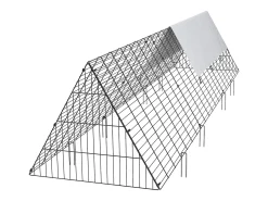 Enclosure de Galinheiro SucceBuy, 762 x 180 x 156 cm, Túnel Exterior Portátil, para Galinhas, Patos, Coelhos, Verde