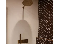 Envol coluna de duche embutida mecânica cobre escovado Essebagno