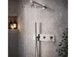 Envol coluna de duche embutida mecânica cromada Essebagno