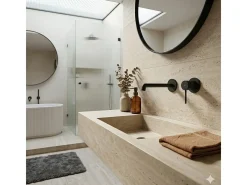 Envol II Misturadora de lavatório de encastrar preto Essebagno