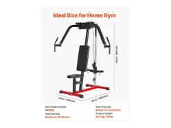 Equipamento de Musculação SucceBuy, para Peitorais e Deltoides Inclinados e Inversos