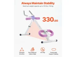 Equipamento para Abdominais SucceBuy, Máquina de Treinamento AB, Capacidade de 150 kg