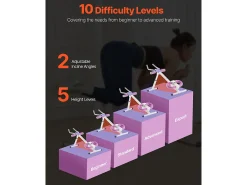 Equipamento para Abdominais SucceBuy, Máquina de Treinamento AB, Capacidade de 150 kg