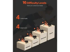 Equipamento para Abdominais SucceBuy, Equipamento de Treinamento Abdominal com Dupla Pista
