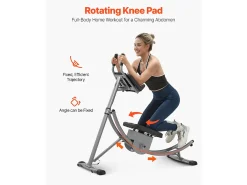 Equipamento para Abdominais SucceBuy, Equipamento de Treinamento para Abdominais, Aço ao Carbono