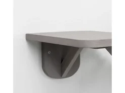 Escada escalada gatos de parede 150x30 cm cinzento-acastanhado