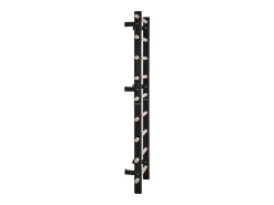 Escalador de Parede SucceBuy em Madeira Maciça e Aço de Carbono 197x80 cm, Escada Sueca a 9 Níveis, Capacidade de Carga até 150 kg, Ideal para Escalada