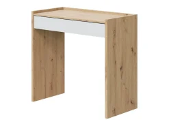 Escritório com gaveta em aglomerado branco 73x108x50cm