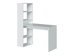 Escritório em aglomerado branco 144x120x53cm