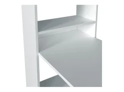 Escritório em aglomerado branco 144x120x53cm