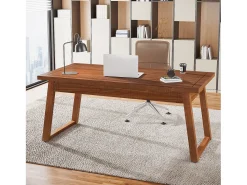 Escritório em casa: mesa de escritório para computador de 140 cm com gaveta
