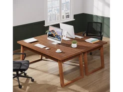 Escritório em casa: mesa de escritório para computador de 140 cm com gaveta
