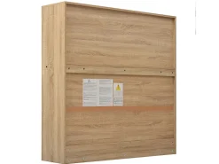 Escrivaninha para computador com armazenamento - 1 porta e 7 nichos - pés de ferro - MDF - 120x50x120cm